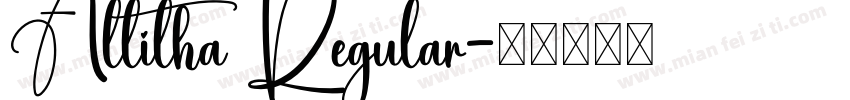 Allitha Regular字体转换